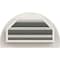 Ekena Millwork Half Round Gable Vent Functional, Western Red Cedar Gable Vent w/Brick Mould Face Frame, 24"W x 12"H GVWHR24X1200SFPWR - alternate 3